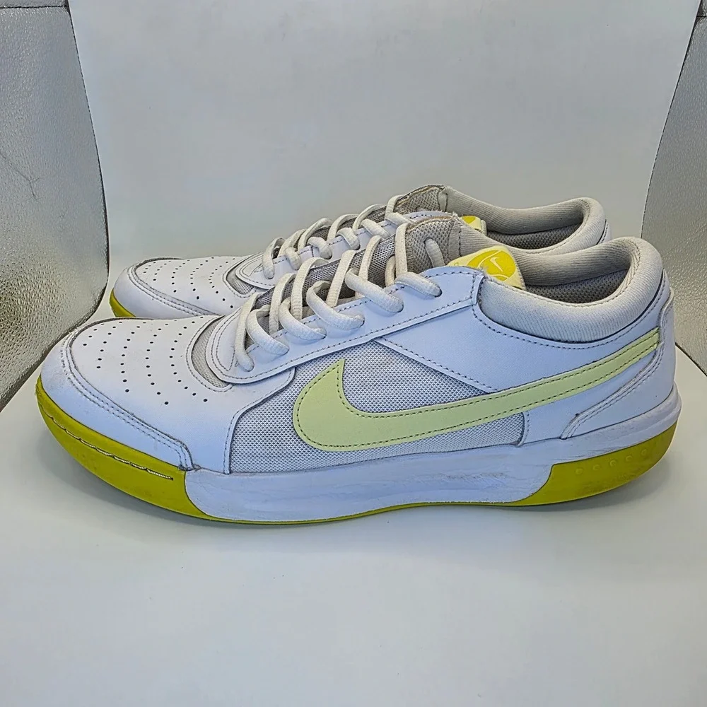 Nike NikeCourt Zoom Lite 3 White High Voltage Tennis Shoes | Men Size 12